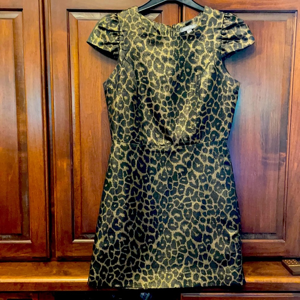 Leopard cocktail dress